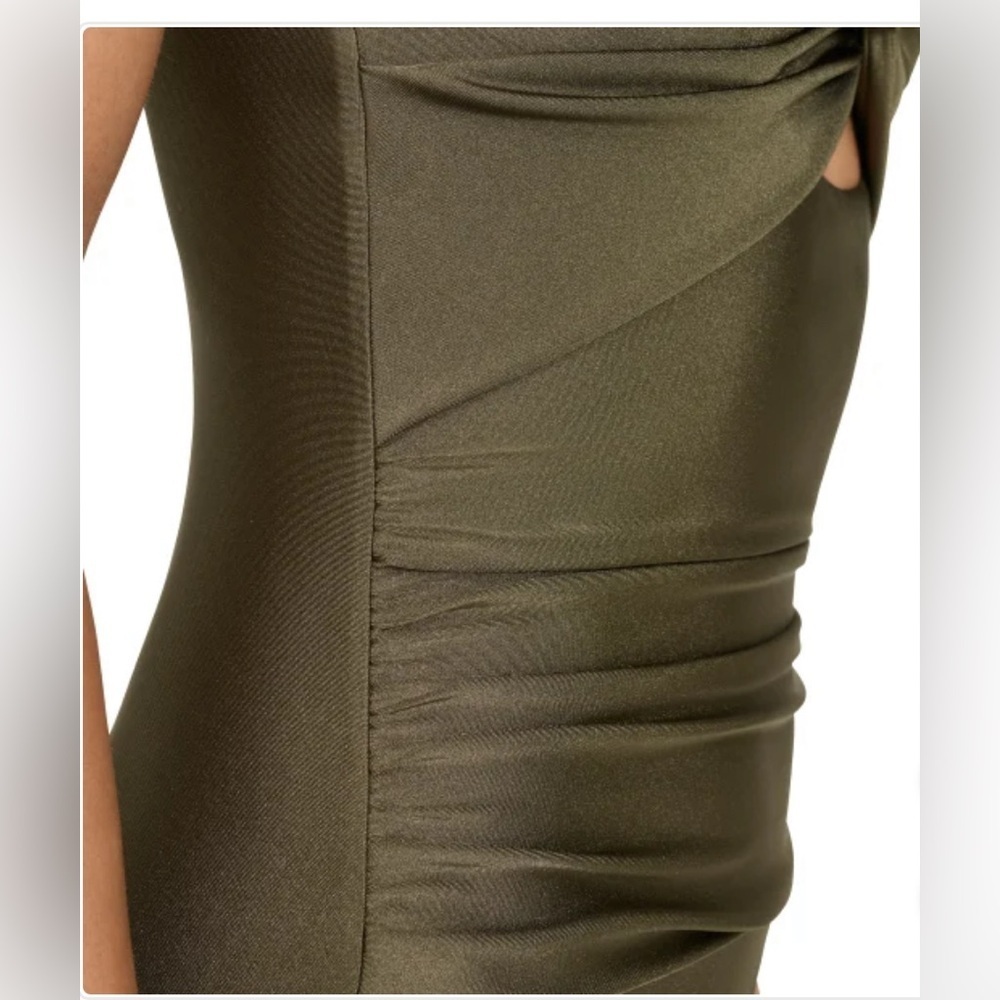 DKNY Twist Front 1 pc Swimsuit - Picture 3 of 9